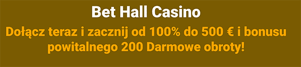 Bethall Casino — panel rejestracji i gier